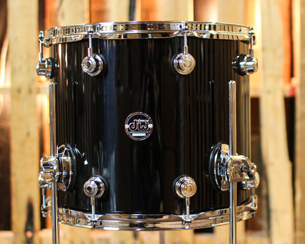 DW Performance Piano Black Lacquer Floor Tom - 12x14