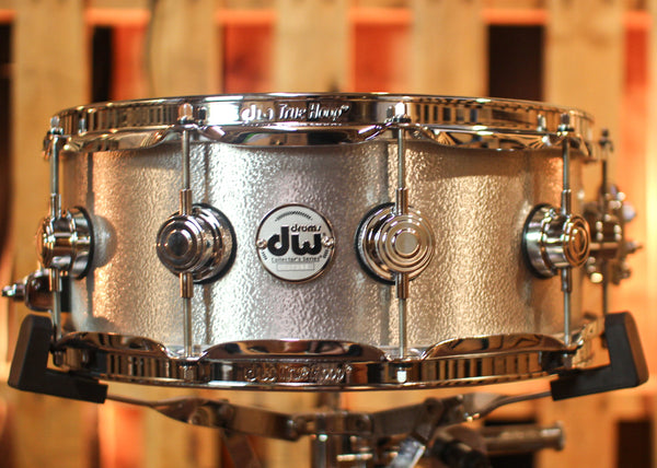 DW 5.5x14 Collector's 3mm Wrinkle Coat Aluminum Snare Drum - DRVA5514SVC