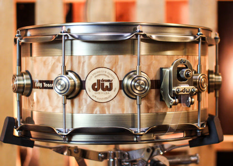 DW 6.5x14 Collector's 50th Anniversary Edge Snare Drum - SO#1329549