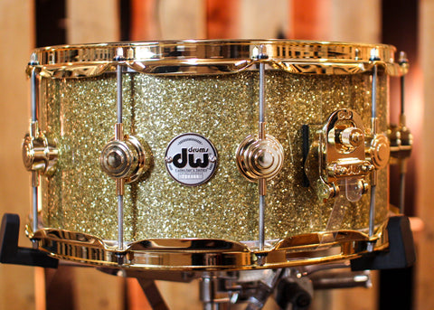 DW 6.5x14 Collector's Maple VLT Gold Glass Snare Drum - SO#1304627