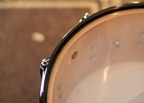 DW 6.5x14 Collector's Pure Birch HVLT Candy Black Burst over Mapa Burl Snare Drum - SO#1391653