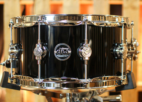 DW Performance Piano Black Lacquer Snare Drum - 6.5x14