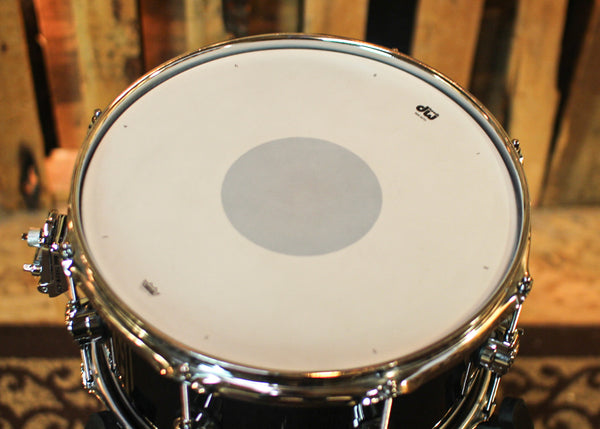 DW Performance Gloss Black Snare Drum - 7x13