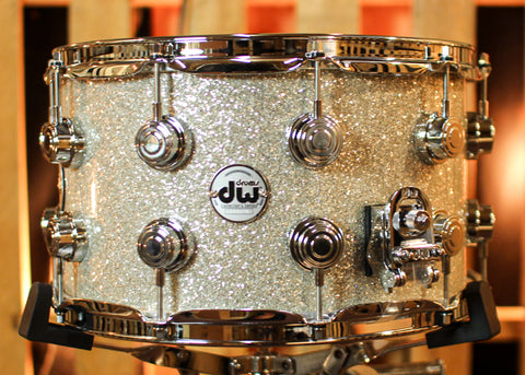 DW 8x14 Collector's Maple VLT Broken Glass Snare Drum - SO#1386316