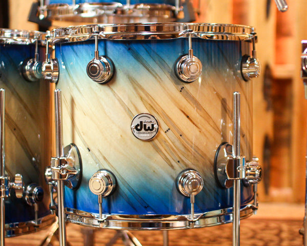 DW Collector's 333 Carl Allen Burst over Twisted Mineral Maple Drum Set - 22,10,12,14,16,14sn - SO#1369837