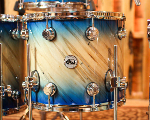 DW Collector's 333 Carl Allen Burst over Twisted Mineral Maple Drum Set - 22,10,12,14,16,14sn - SO#1369837