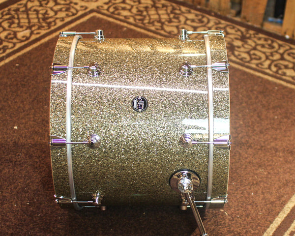 DW Performance Ginger Glitter Glass Bass Drum - 16x20