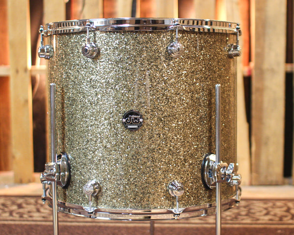 DW Performance Ginger Glitter Glass Floor Tom - 16x18