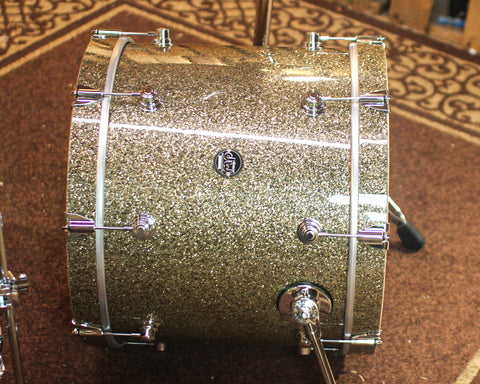 DW Performance Ginger Glitter Glass Fusion Drum Set - 16x20,8x10,9x12,12x14