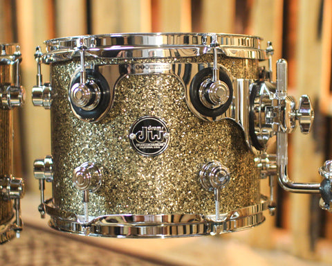 DW Performance Ginger Glitter Glass Fusion Drum Set - 16x20,8x10,9x12,12x14