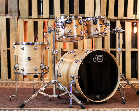 DW Performance Limited Edition Birch Satin Oil Drum Set - 18x22,8x10,9x12,14x16