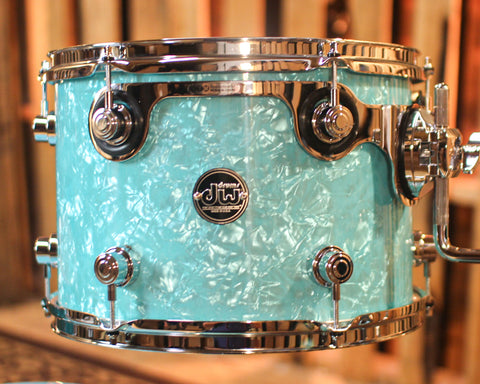 DW Performance Seafoam Marine Rock Drum Set - 14x24, 9x13, 16x16