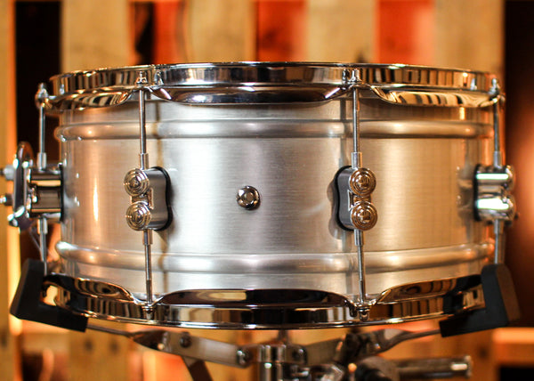 PDP 6.5x14 Concept Dual-beaded Brushed Aluminum Snare Drum - PDSN6514NBAC