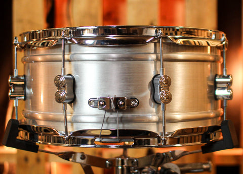 PDP 6.5x14 Concept Dual-beaded Brushed Aluminum Snare Drum - PDSN6514NBAC