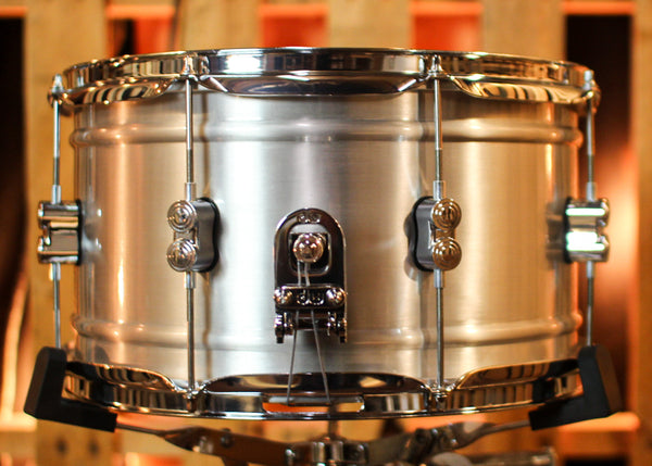 PDP 8x14 Concept Dual-beaded Brushed Aluminum Snare Drum - PDSN0814NBAC