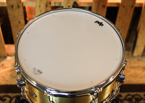 PDP 8x14 Concept Dual-beaded Brushed Brass Snare Drum - PDSN0814NBBC