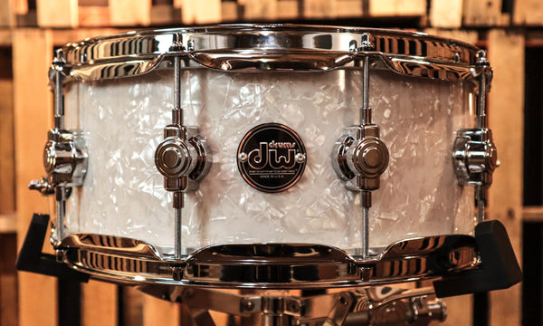 Birch Snare Drum 5.5x14 White Satin-