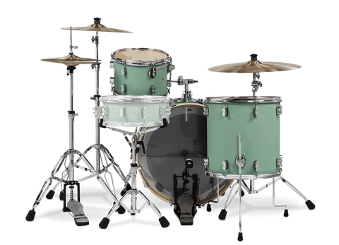 PDP Concept Maple Satin Seafoam Finish Ply Rock Drum Set PDCM24RKSF